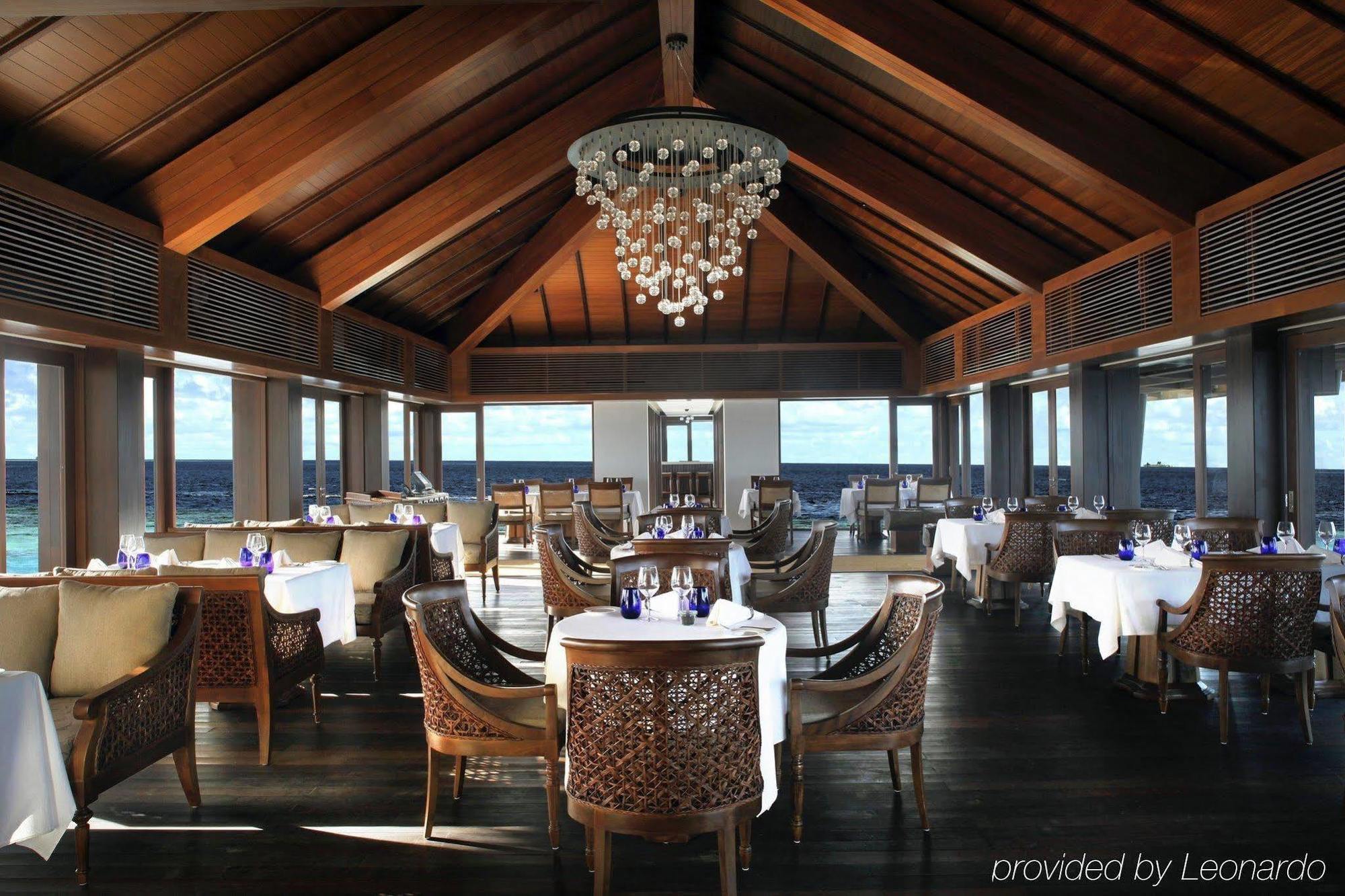 เดอะ เรซิเดนซ์ มัลดีฟส์ Hotel Dhigurah  ร้านอาหาร รูปภาพ